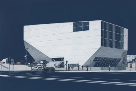 Rem Koolhaas OMA, Casa da Musica Oporto vista principal