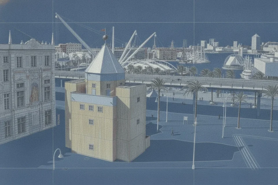 Aldo Rossi Teatro del Mundo en Genova