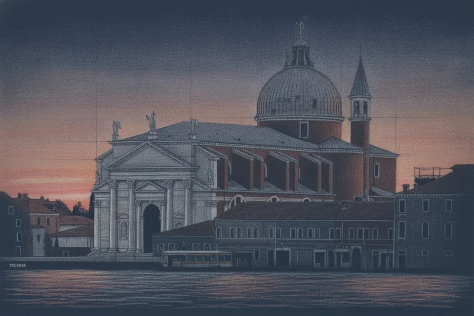 Andrea Palladio, Il Redentore lateral desde el canal