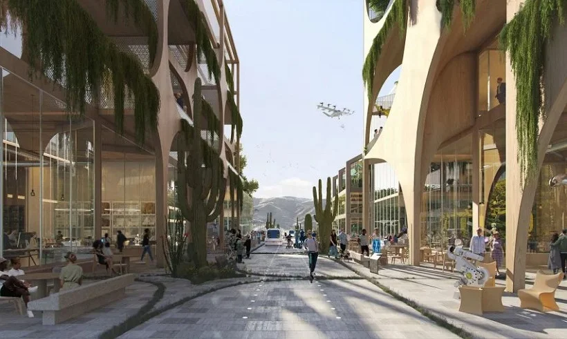 Bjarke Ingels, Telosa, renta del suelo 