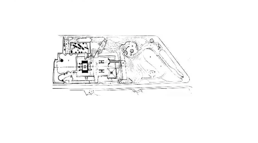 Bullrich, Cazzaniga, Testa, Biblioteca Nacional Mariano Moreno Plano del sitio