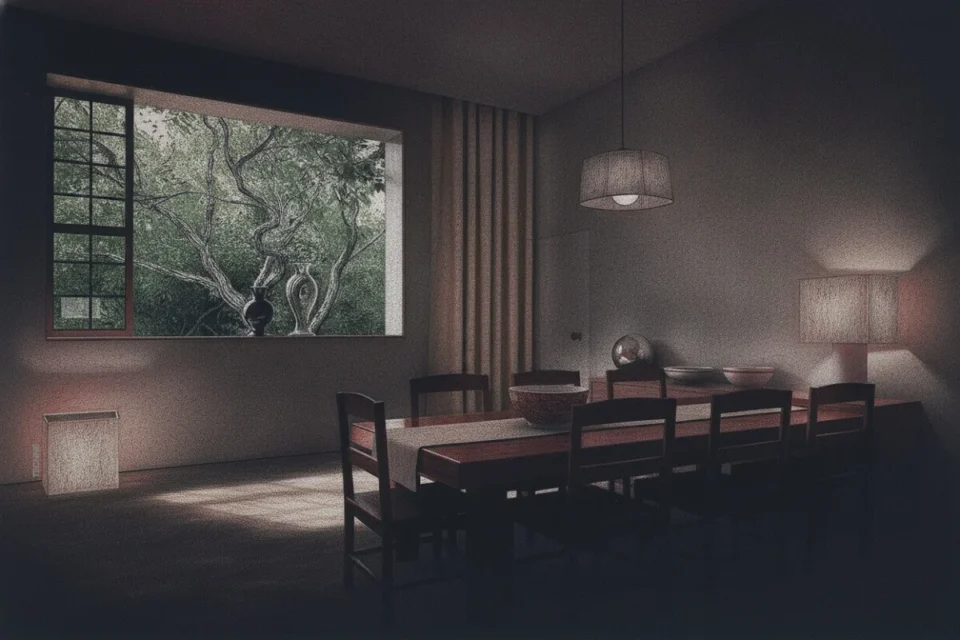 Casa Estudio Luis Barragan, interior comedor
