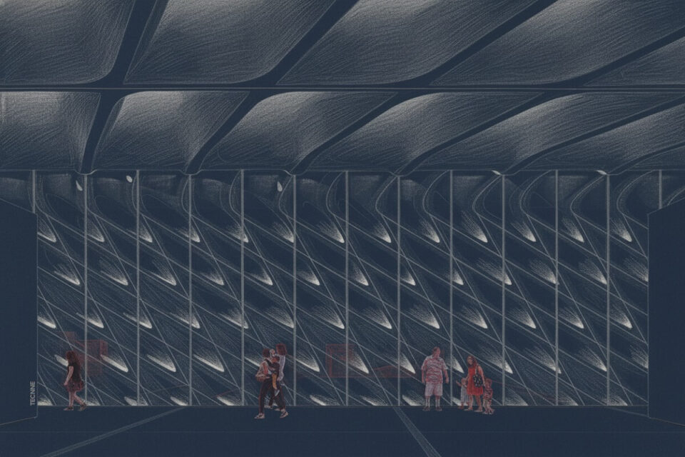 Diller Scofidio y Renfro, The Broad, interior de la sala de exposiciones