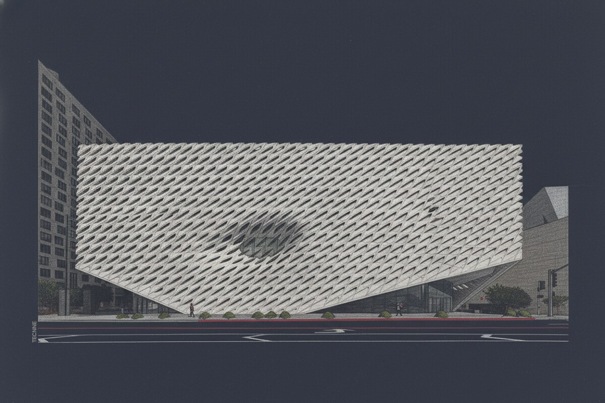 Diller Scofidio y Renfro, The Broad, vista frontal