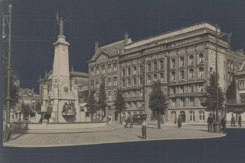 Johannes Oud, Café De Unie, tecnne foto de archivo