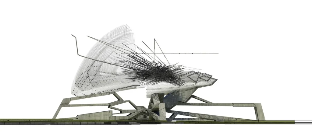 Margot Krasojevic, Piezoelectric Trolleybus Gardens, tecnne