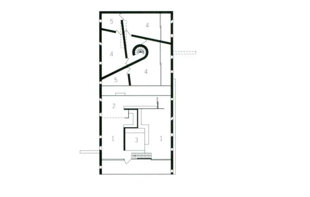 Rem Koolhaas Maison a Bordeaux, piso