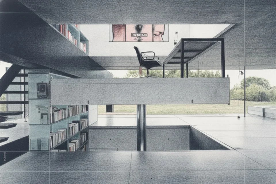 Rem Koolhaas Maison a Bordeaux plataforma movil