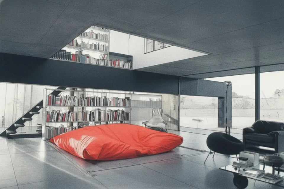 Rem Koolhaas Maison a Bordeaux vista interior
