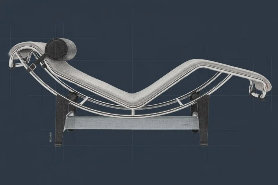 Sillon LC 4 chaise longue para Villa Church