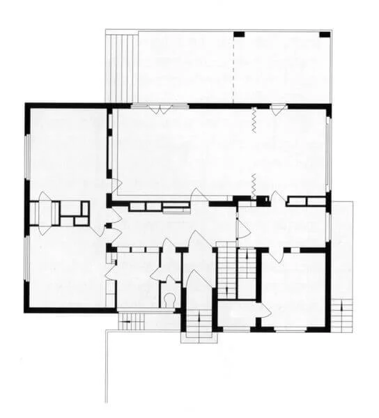 Bauhaus, Casas de los maestros planos Walter Gropius, Casa del Director