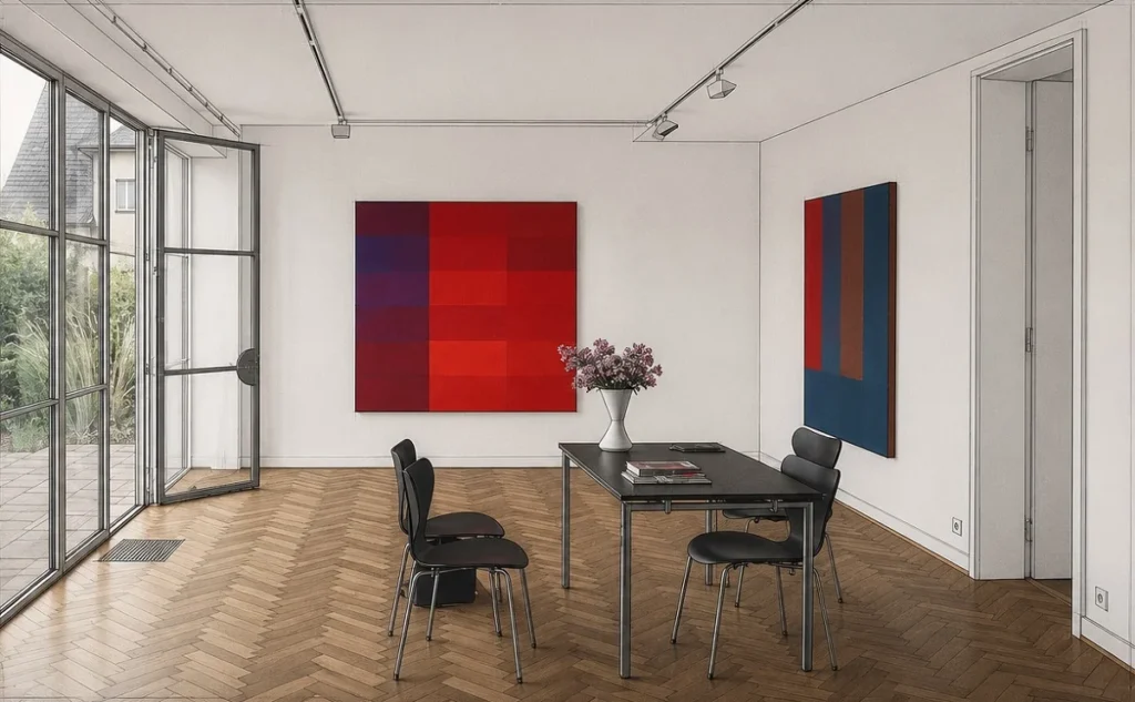 Mies Van Der Rohe, Casa Lemke interior
