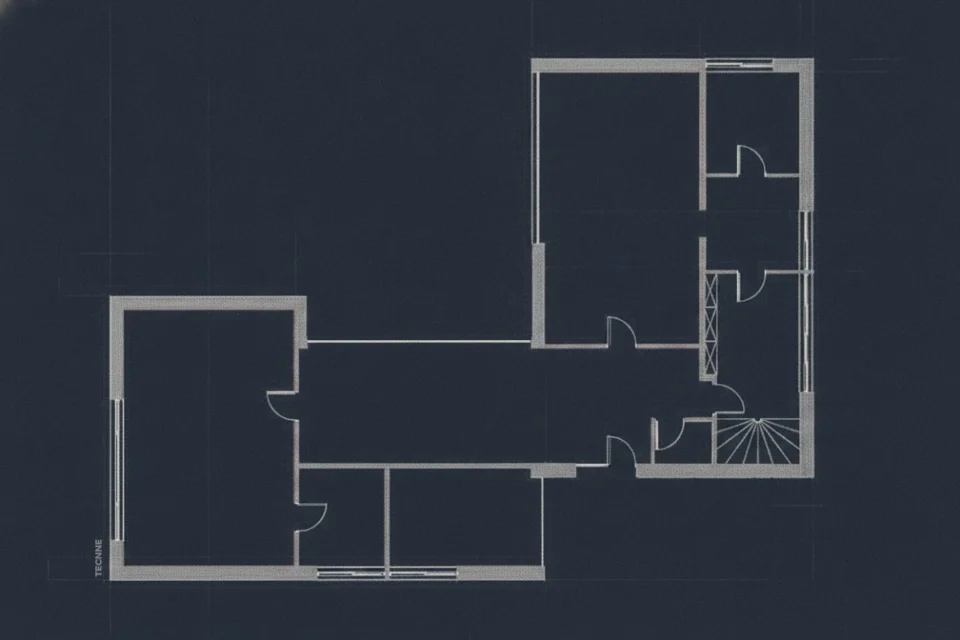 Mies Van Der Rohe, Casa Lemke plano planta