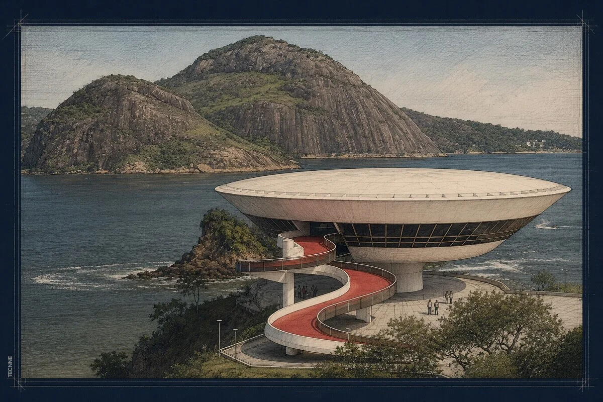 Museo de Arte Contemporáneo de Niterói: arquitectura, forma y estructura