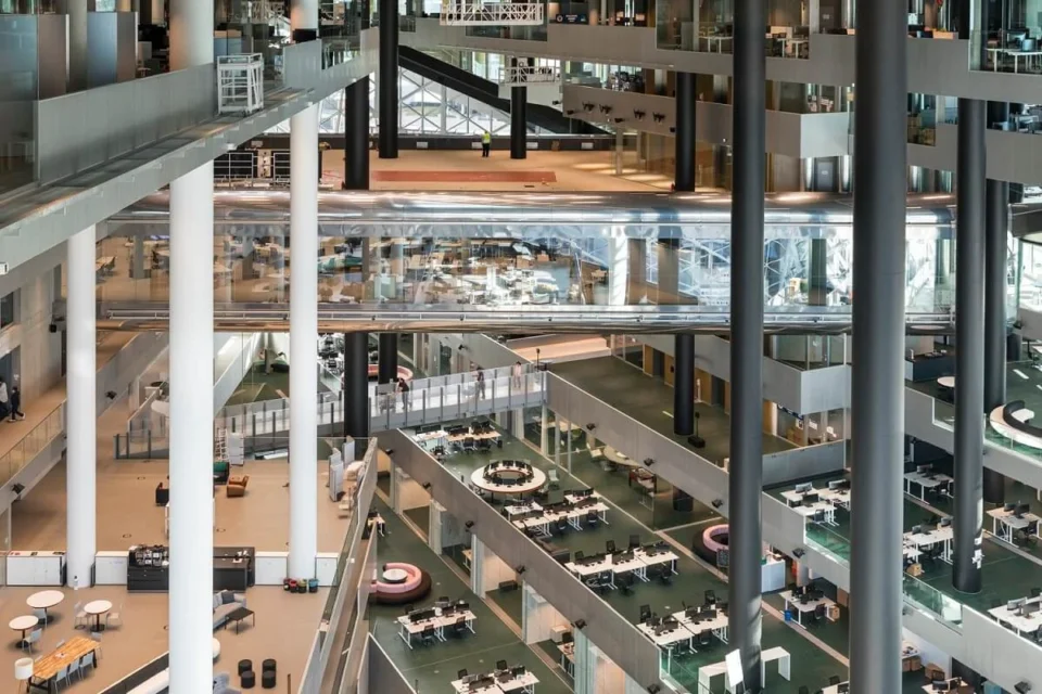 Rem Koolhaas OMA, Axel Springer Campus imagen interior