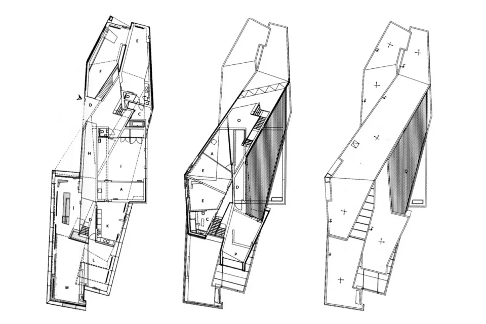 UNStudio, Casa Moebius plantas