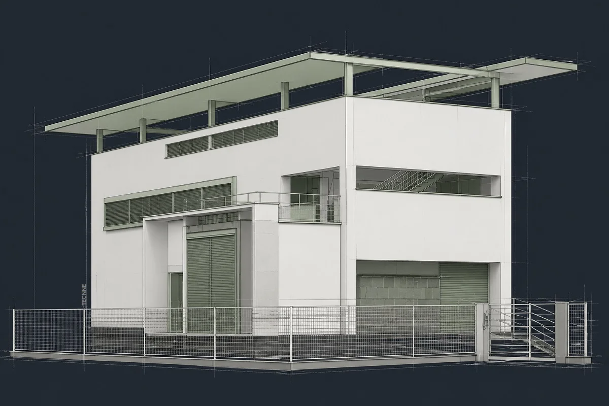 Villa Bianca de Terragni: planos, geometría y espacio moderno