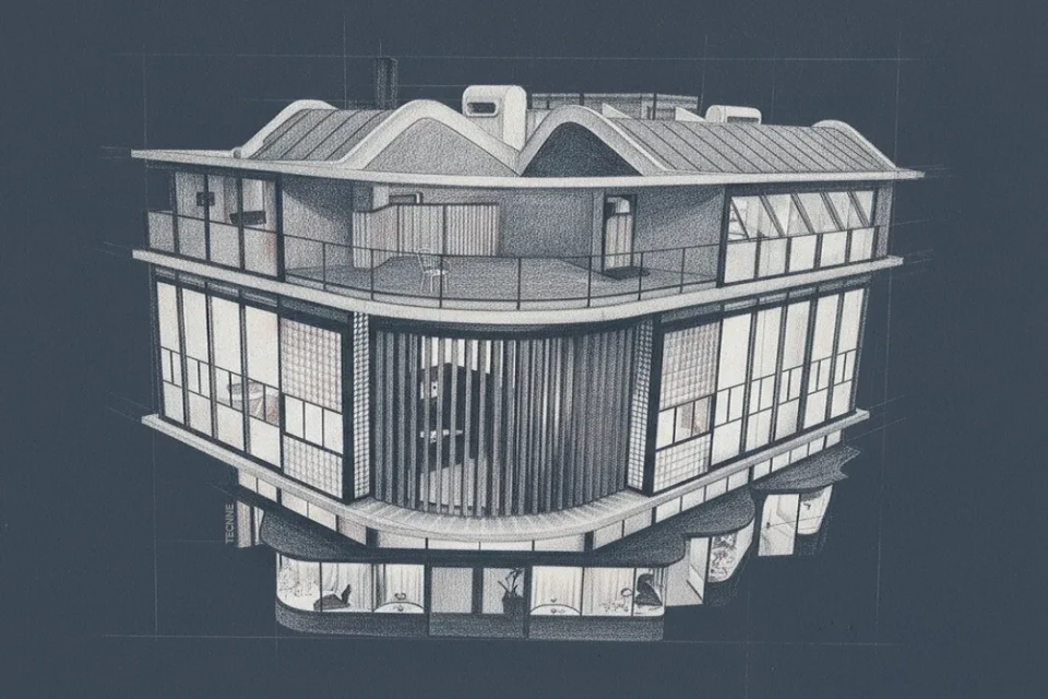 Antonio Bonet, Ricardo Vera Barros, Abel López Chas. Casa de Estudios para Artistas, Buenos Aires 1939