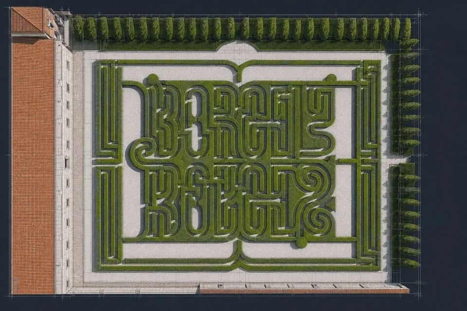 El laberinto de Borges en San Giorgio Maggiore Venecia. Randoll Coate