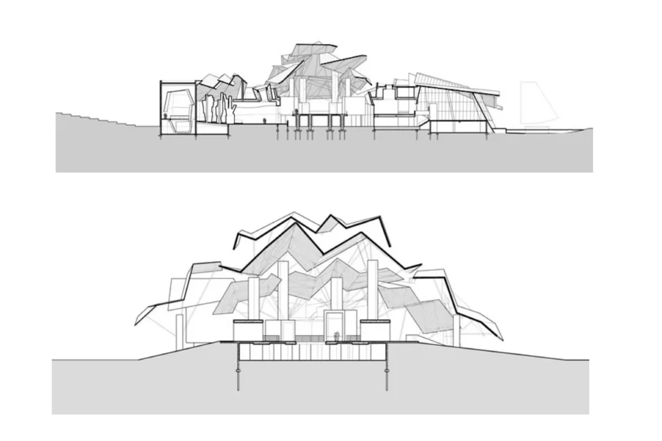Frank Gehry, Biomuseo Panama, seccion