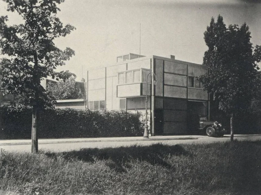 Gerrit Rietveld, Casa del Chofer, foto de epoca