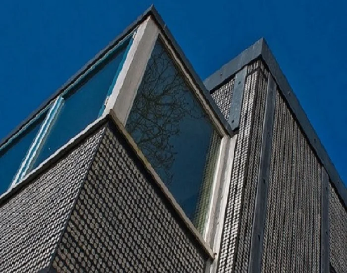 Gerrit Rietveld, Casa del Chofer, panels esquina