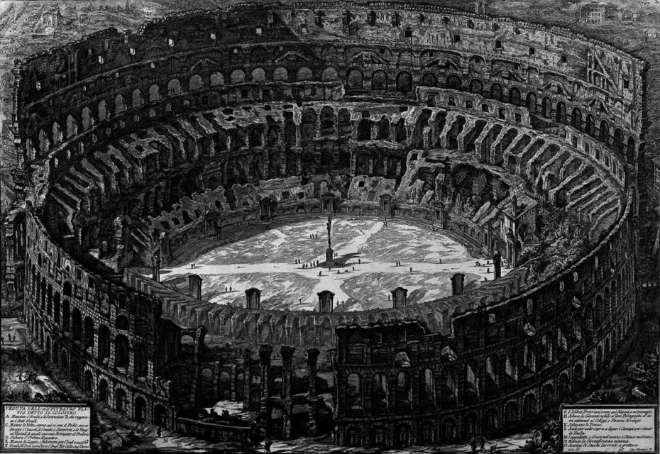 Giovanni Battista Piranesi, Coliseo Romano 1748