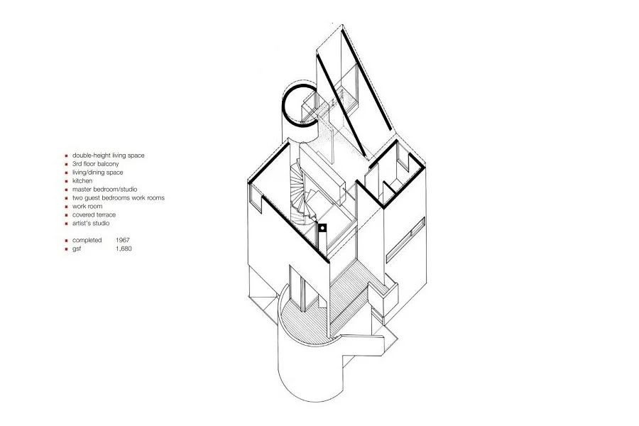 Gwathmey Siegel, Gwathmey Residence