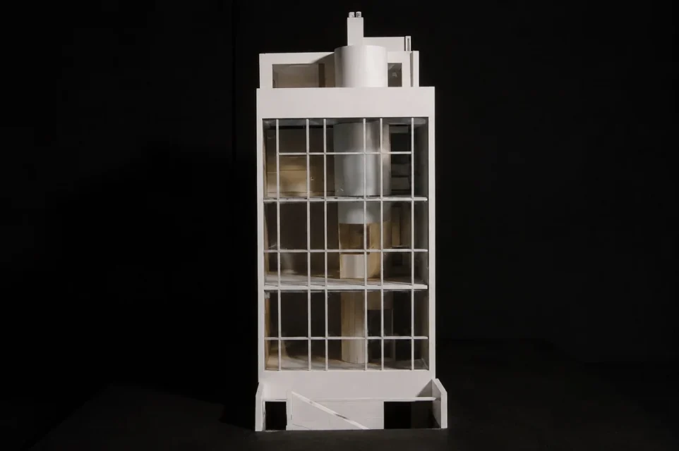Le Corbusier en Auteuil, Villa Momgemon Elevación ©FLC ADAGP