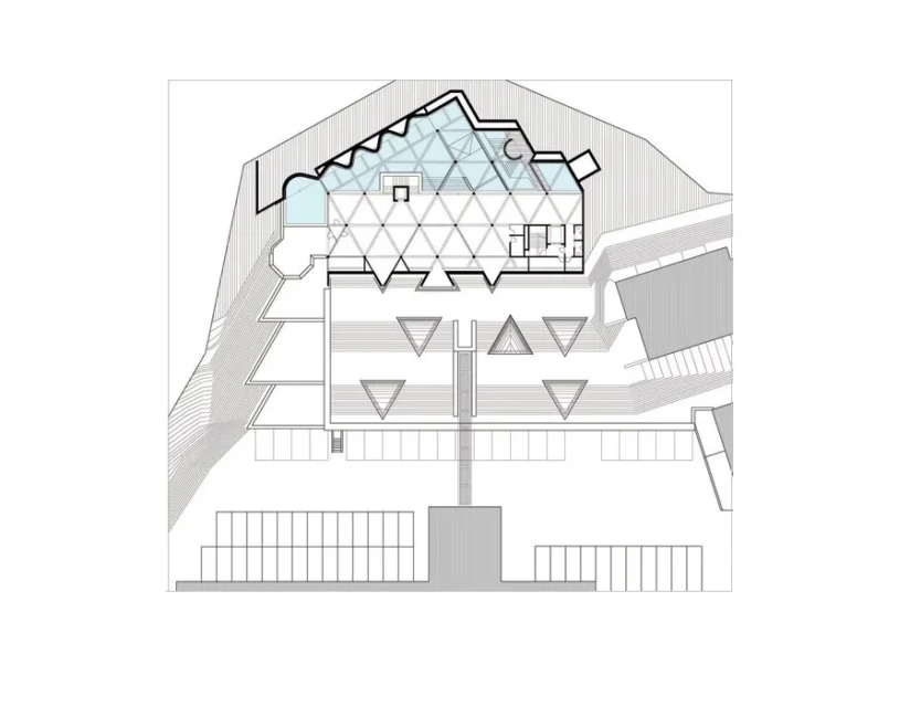 Mario Botta, Wellness centre Tschuggen Bergoase ©Mario Botta