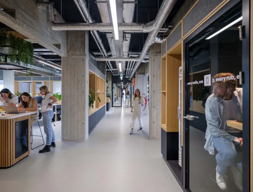 Mecanoo, Sede central de Unilever Benelux, tecnne