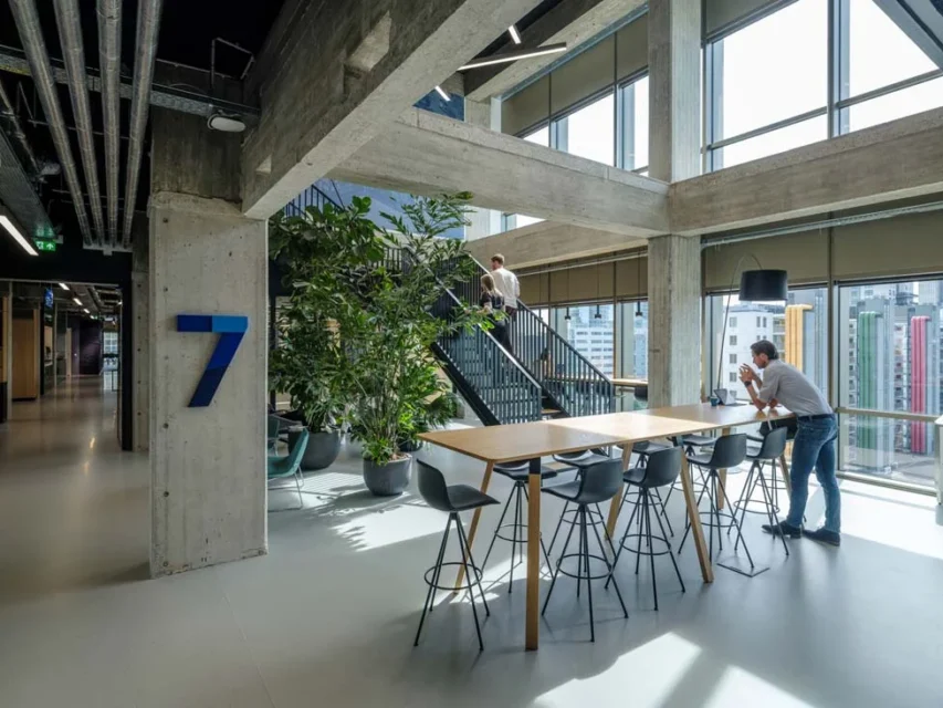 Mecanoo, Sede central de Unilever Benelux, tecnne