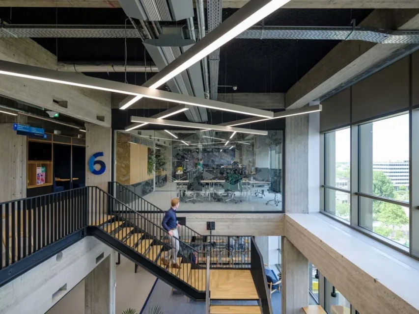 Mecanoo, Sede central de Unilever Benelux, tecnne