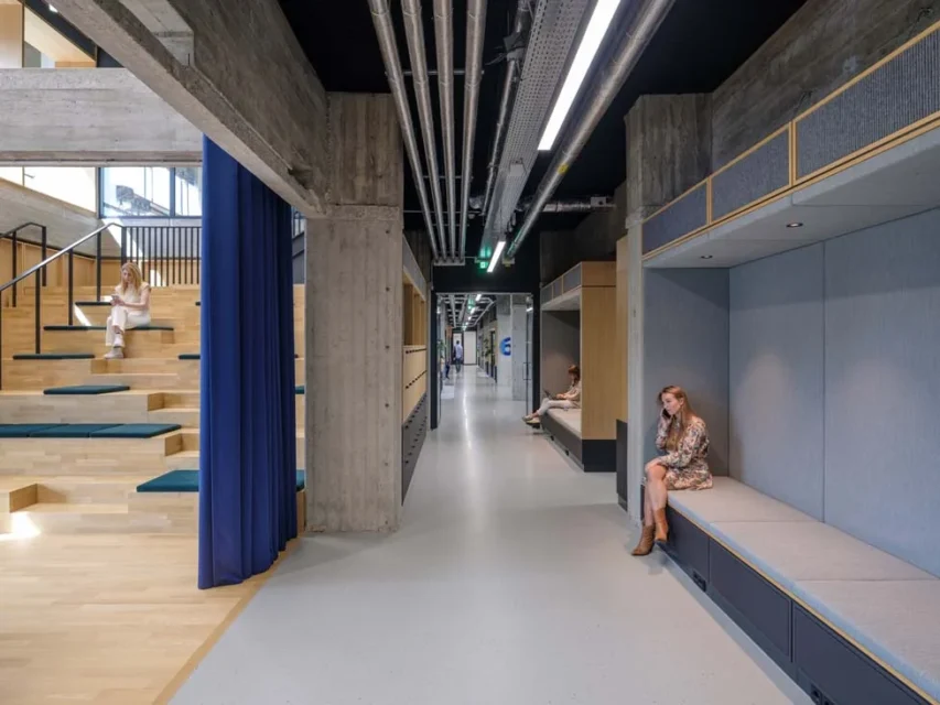 Mecanoo, Sede central de Unilever Benelux, tecnne