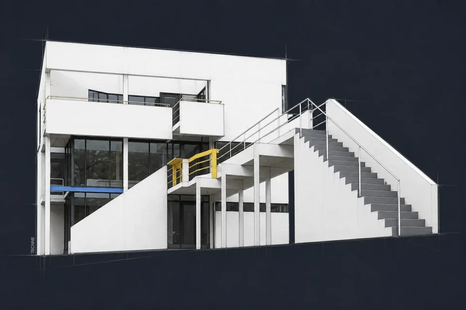 Michael Graves, Casa Hanselmann , tecnne