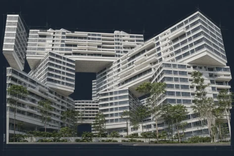Ole Scheeren, The Interlace ©Iwan Baan