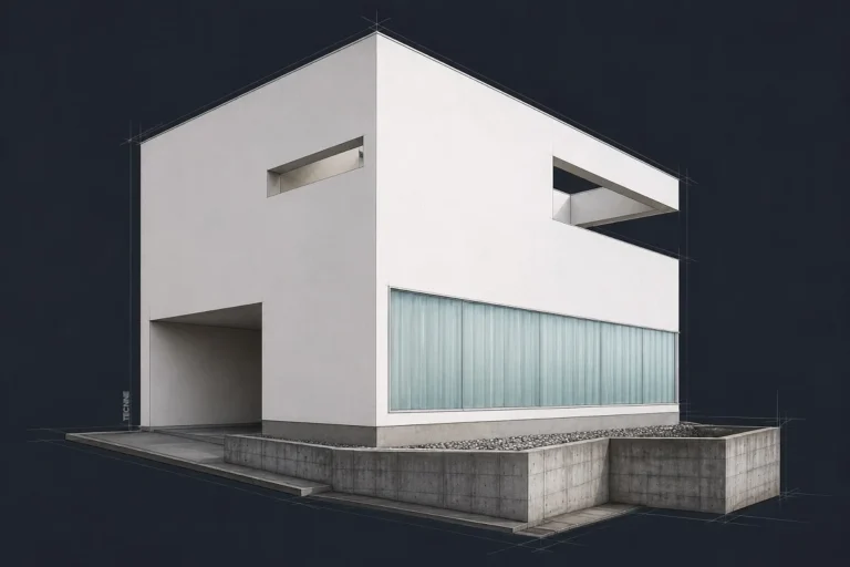 Studio Noa, Casa en Izumiku, vista de fachada
