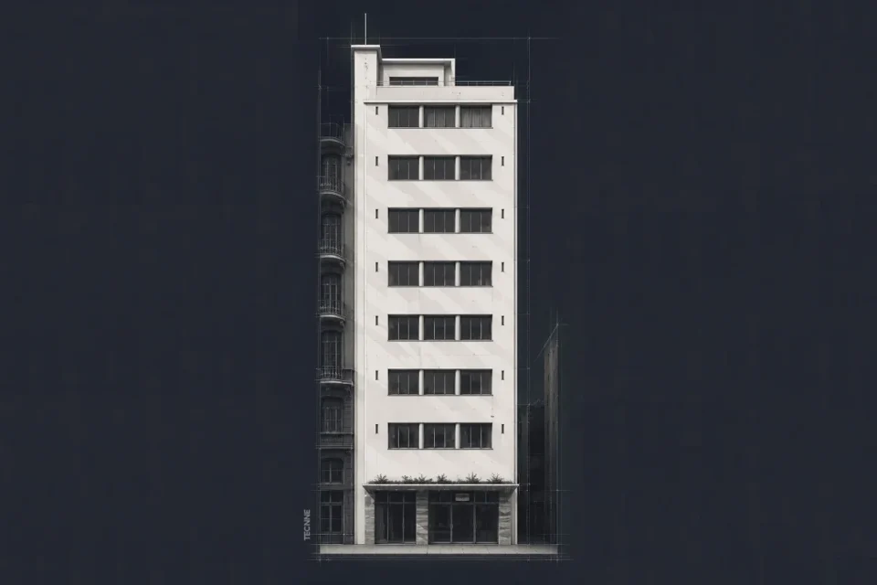 Antonio U. Vilar Casa de Renta en Buenos Aires lote 8,66 m. NA 78 1936 vista