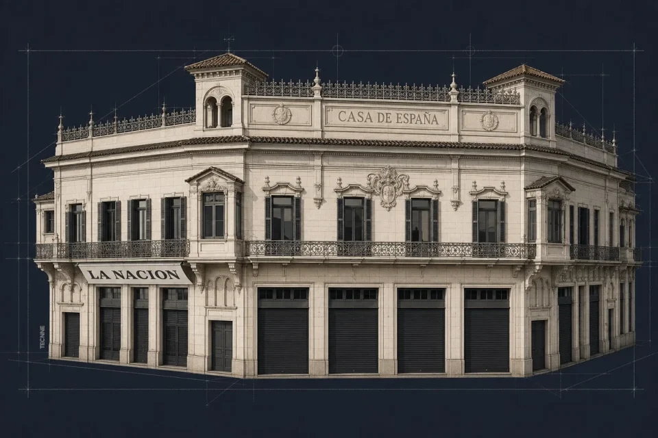 Antonio U. Vilar, Urrutia, Casa de España en La Plata