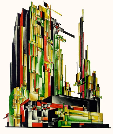 Iakov Chernikhov. «Fundamentals of Modern Architecture» 1925