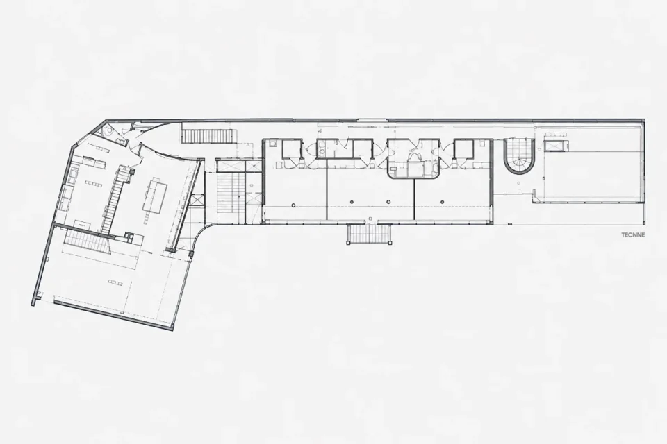 Le Corbusier, Villa Church, plabra