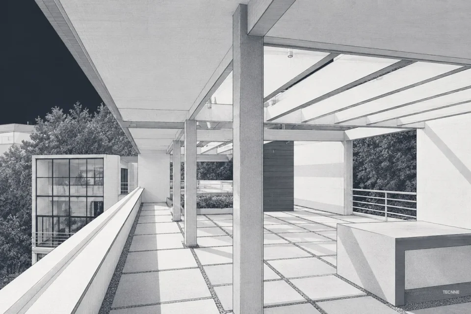 Le Corbusier, Villa Church terraza