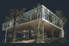 Lina Bo Bardi, Casa de Vidrio vista exterior