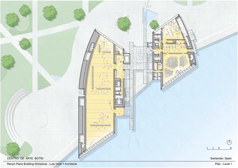 Renzo Piano, Centro Botín Santander planos