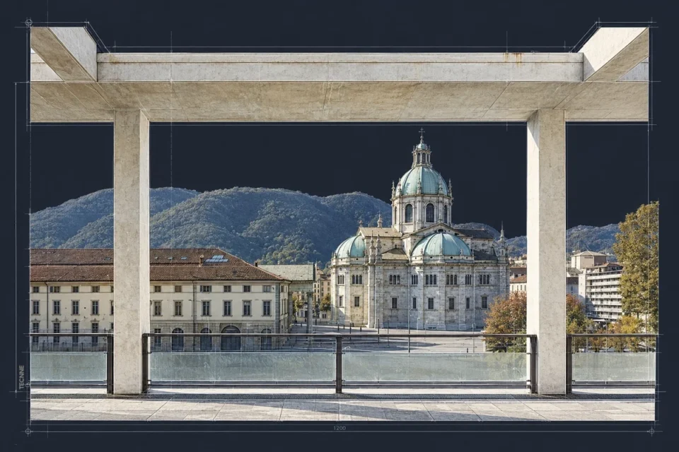 Giuseppe Terragni, Casa del Fascio Como, terraza ©Maurizio Montagna
