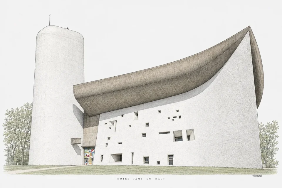 Le Corbusier, Capilla Notre Dame du Haut Ronchamp
