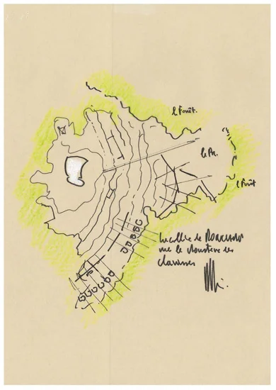 Renzo Piano, Ronchamp Gatehouse and Monastery, tecnne