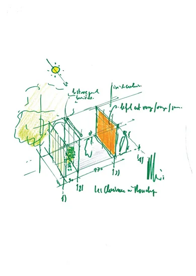 Renzo Piano, Ronchamp Gatehouse and Monastery, tecnne 23.3
