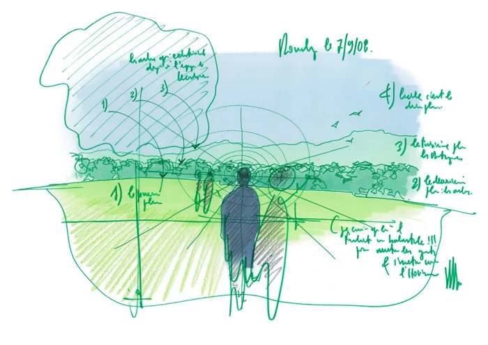 Renzo Piano, Ronchamp Gatehouse and Monastery, tecnne
