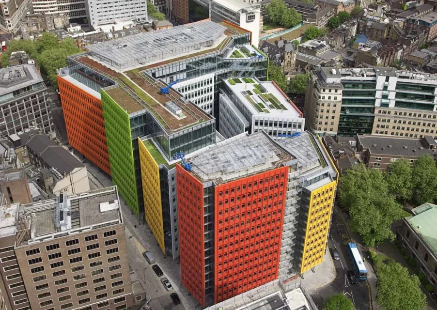Renzo Piano, Tribunal Central St. Giles ©RPBW